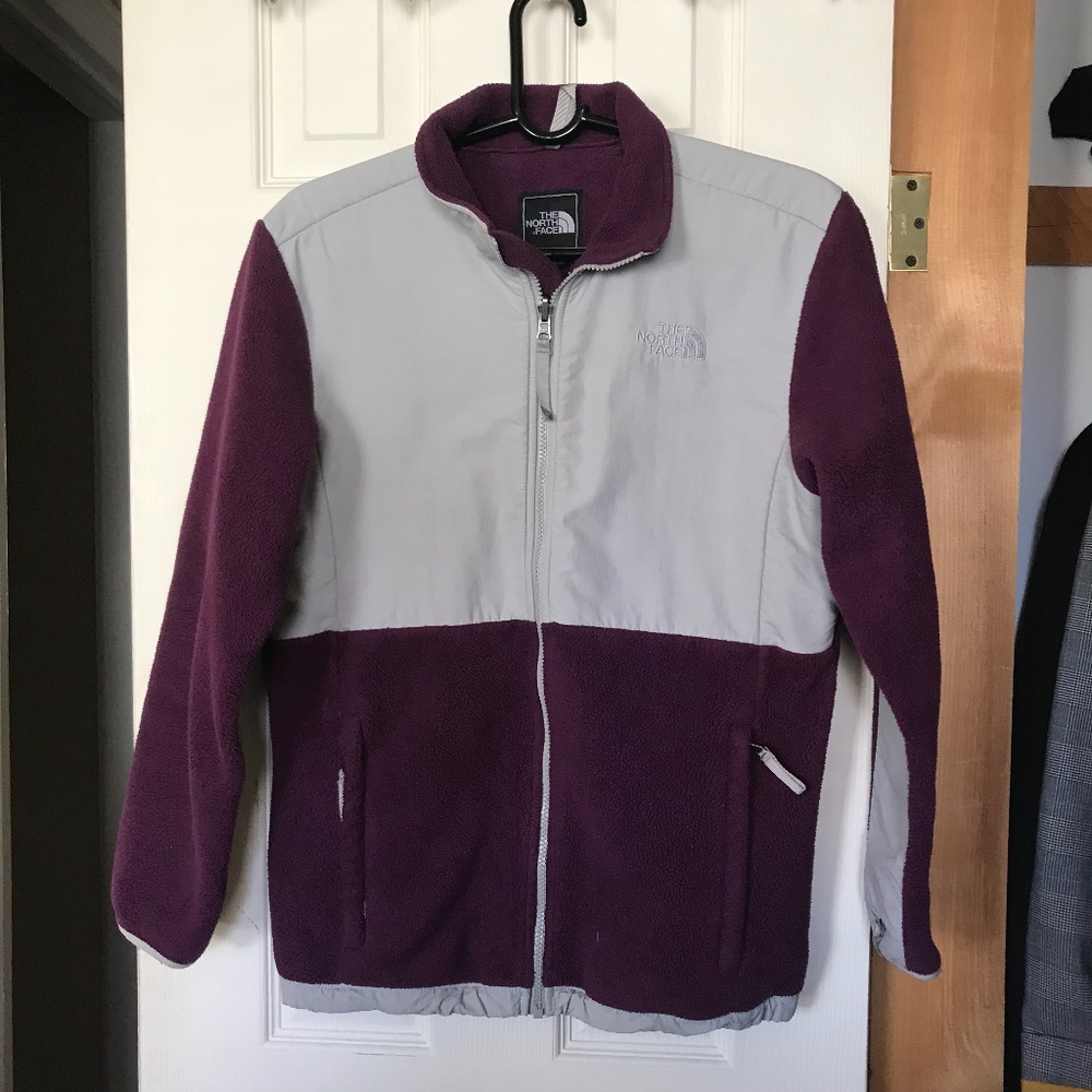 North Face Purple PolarTec Jacket